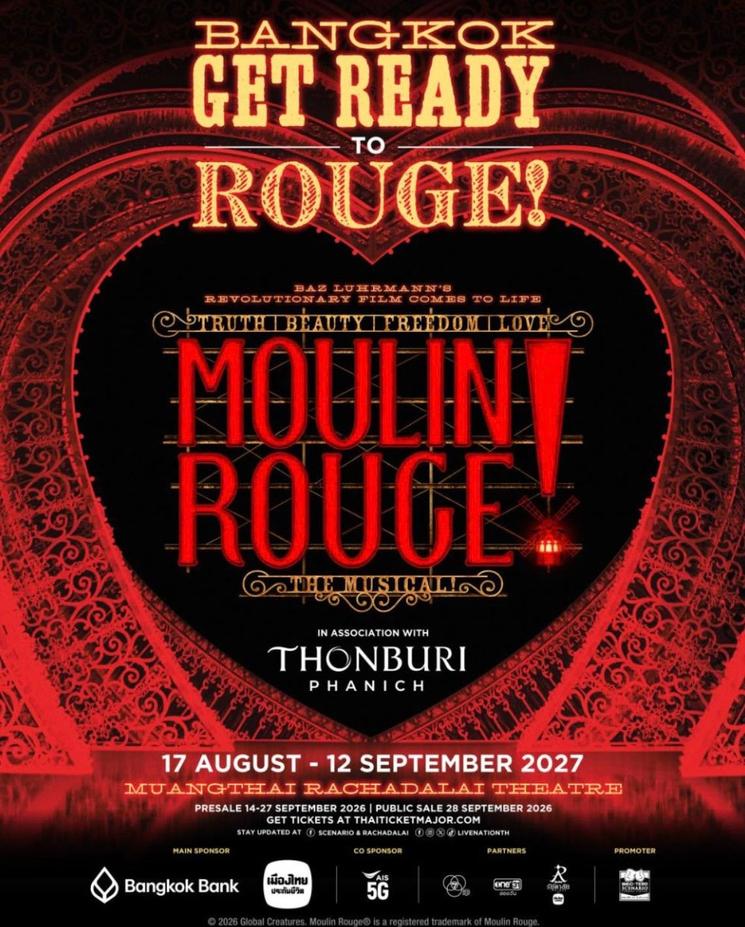 Moulin rouge le musical à Bangkok