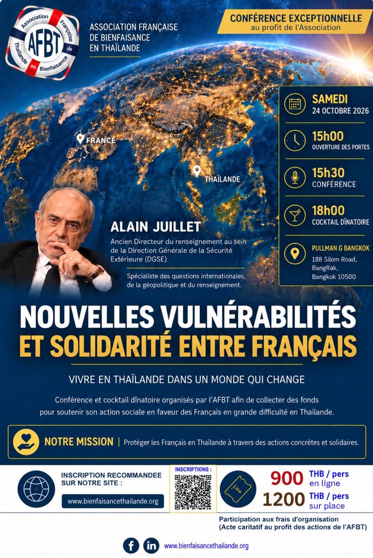 Conférence Alain Juillet Bangkok