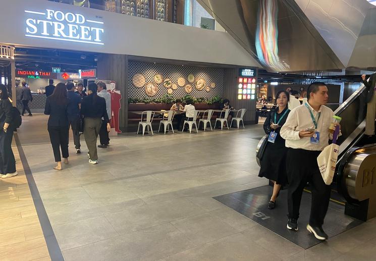 Food street centre de congrès Bangkok