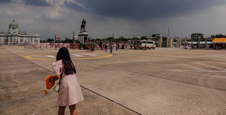 Avant la cérémonie de Chulalongkorn à Bangkok
