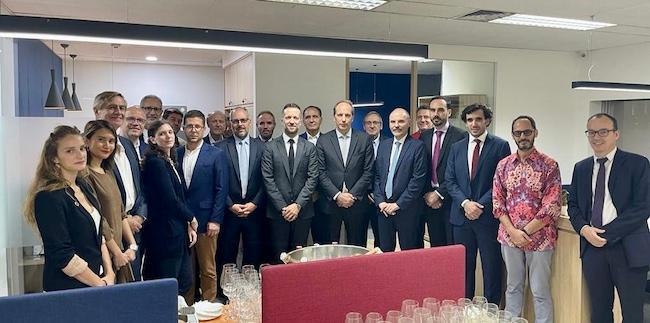 Les invités à l'inauguration