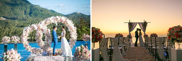 Mariages organises dans un cadre romantique idyllique a l'InterContinental Koh Samui Resort