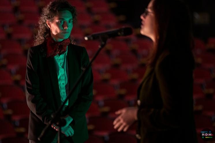 Iris Munos et une élève