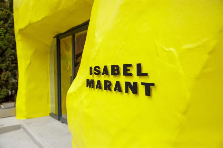 Façade de la nouvelle boutique Isabel Marant