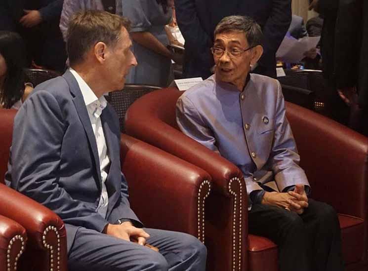 Jacques Pellet, Ambassadeur de France et le Prince Thomico