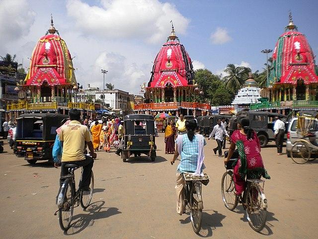 Le festival de Jagannath à Puri dans l'Odisha