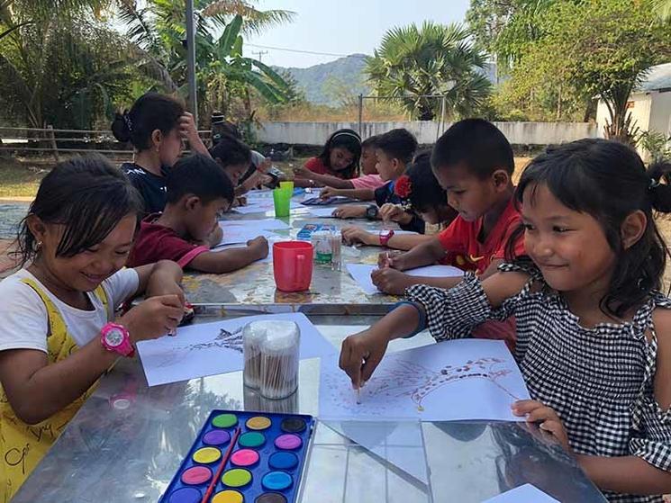 Jardin des Langues Ayravady à Kep