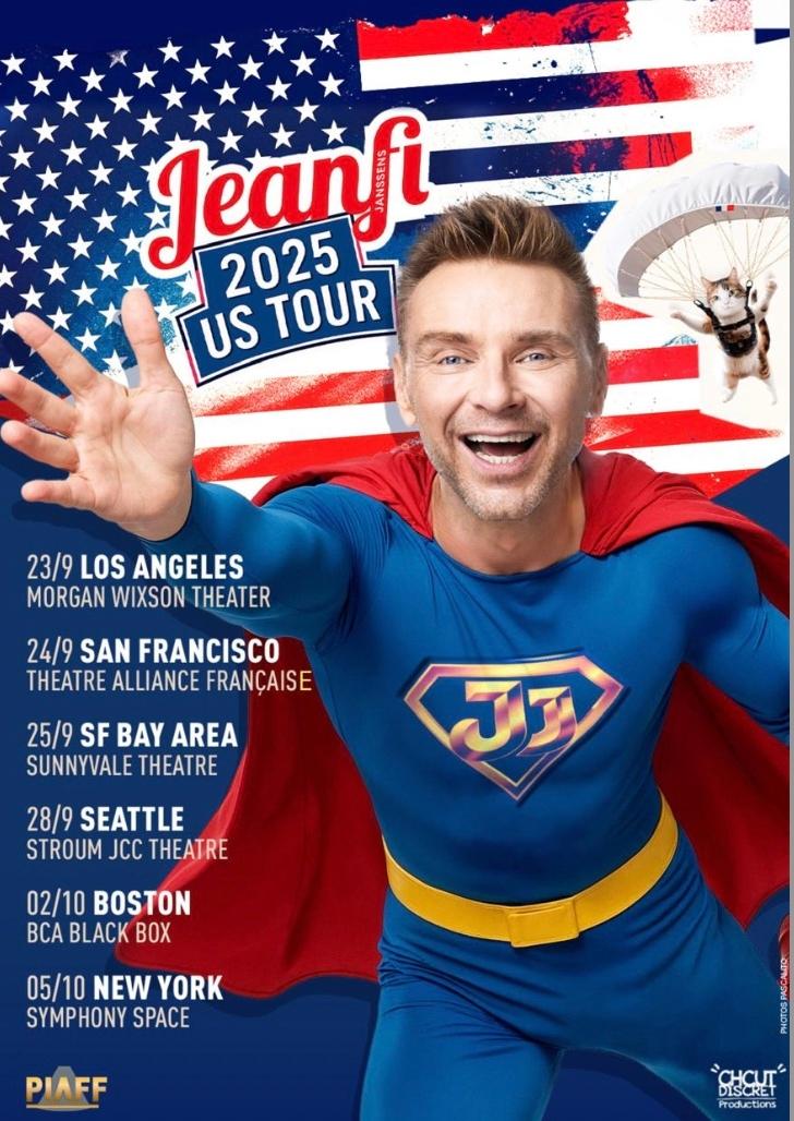 Affiche Tournée Jeanfi USA - LPJ