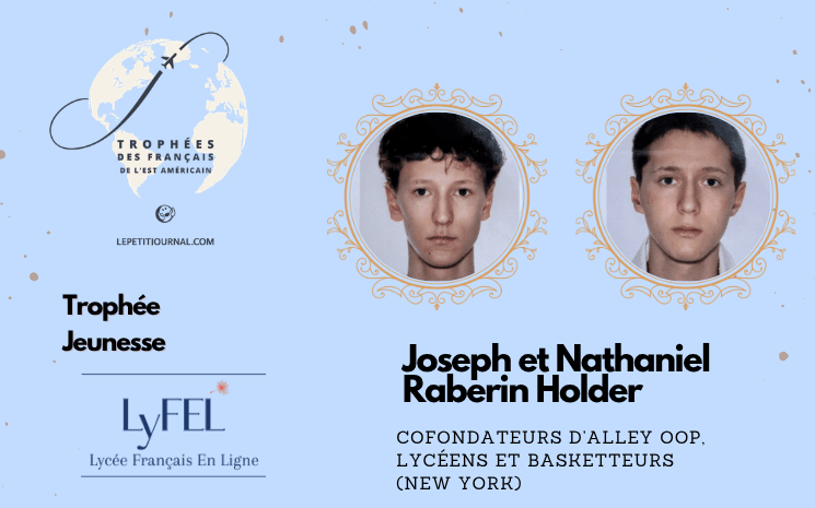Joseph et Nathaniel Raberin Holder, Cofondateurs d’Alley Oop, lycéens et basketteurs (New York)