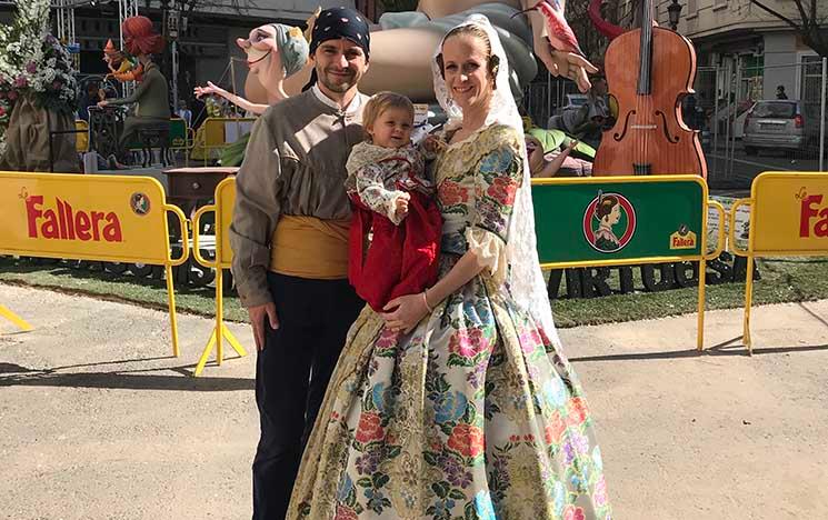 couple Fallera valencia