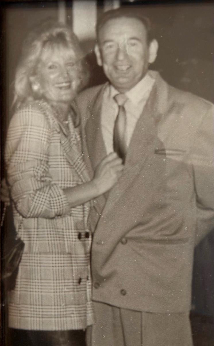 Josette Leblond with her father