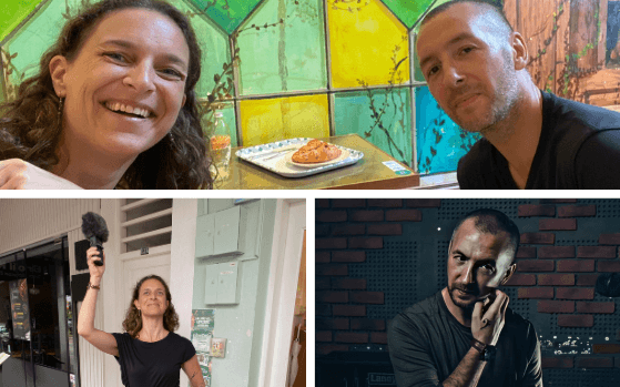 Julie Moulin et Vincent Casteigne à Singapour