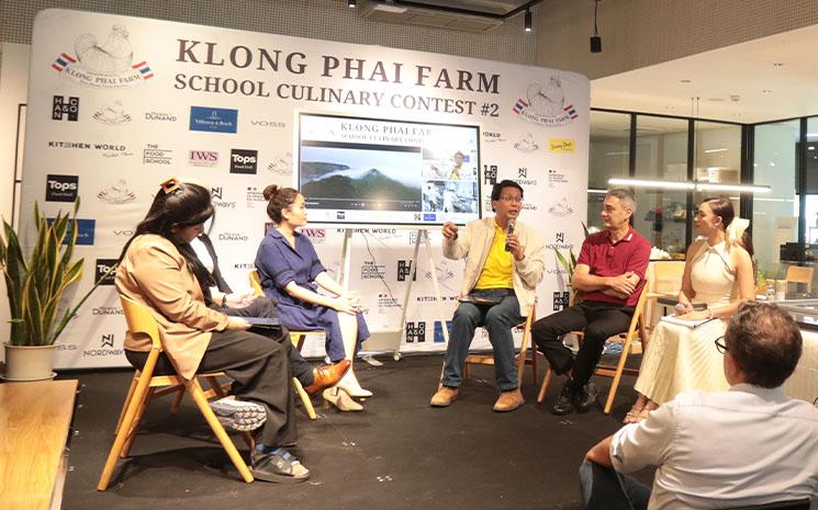 Conference sur les Indications geographiques a Bangkok lors du concours culinaire Klong Phai Farm