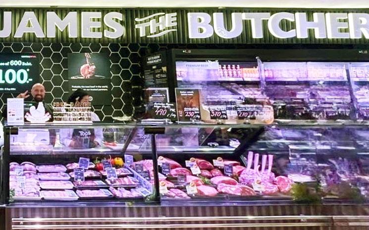 Point de vente des produits de la ferme de Klong Phai Farm a Bangkok