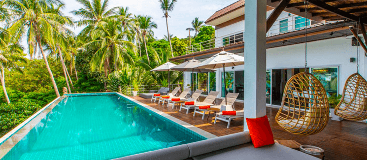 Vacances de reve dans une villa en Thailande