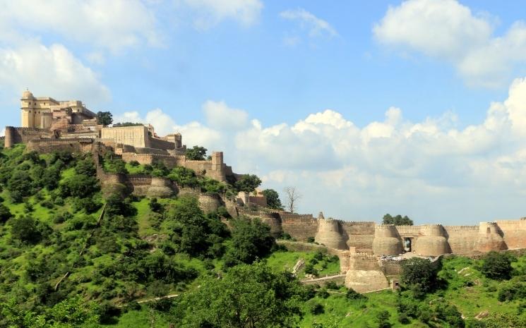 La forteresse de Kumbalgarh dans le Rajasthan