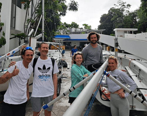 L'équipe SB20 avec Jean Michel Bardin, auteur de l'article