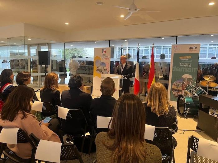 allocution du proviseur lors de l'inauguration de la bibliothèque du lycée français de Madrid