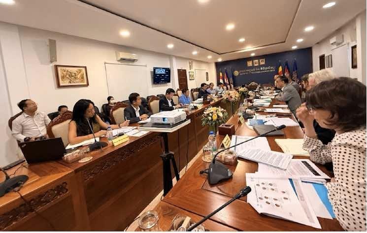 reunion pour la restauration du musée de phnom penh