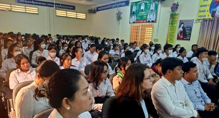 La Tournée francophone 2025 séduit les lycéens cambodgiens