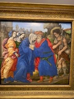« La rencontre de Joachim and Anne à la Porte Dorée de Jerusalem », Filippino Lippi,