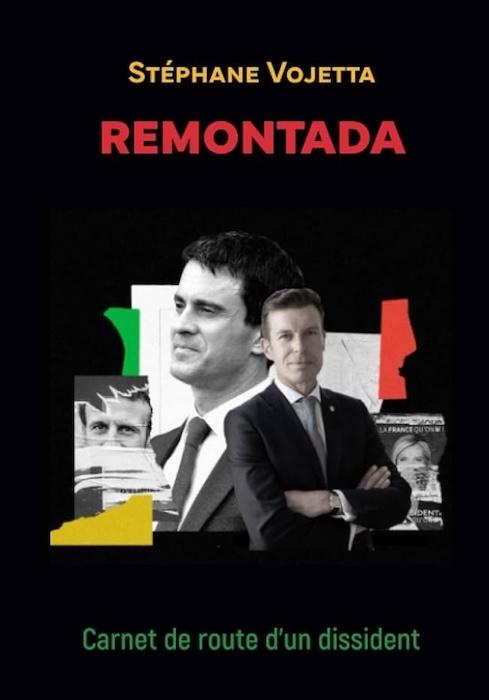 Couverture noire du livre La Remontada du député Stéphane Vojetta