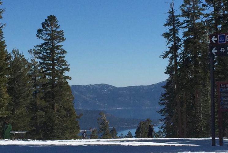 Vue sur le lac Tahoe