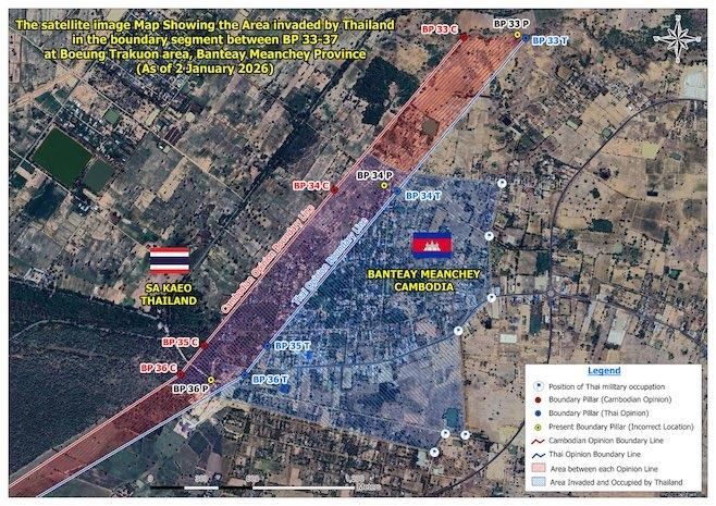 Le Cambodge accuse la Thaïlande d’occuper son sol