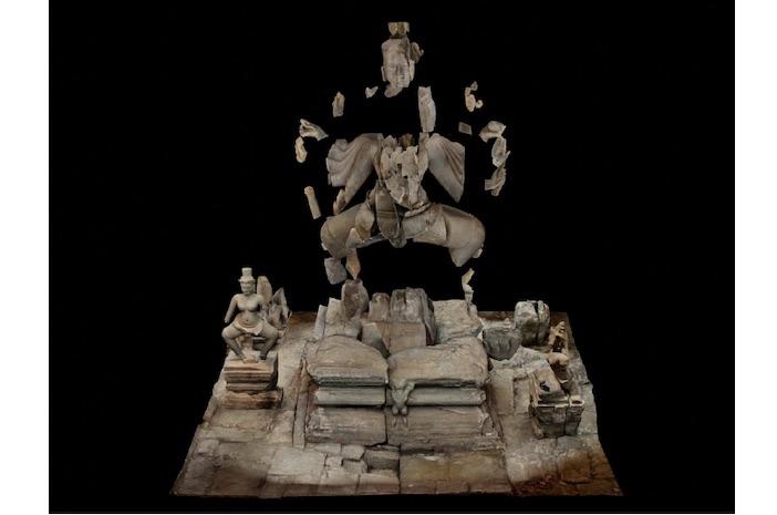 Le Shiva de Koh Ker restauré, un défi scientifique porté par l’EFEO