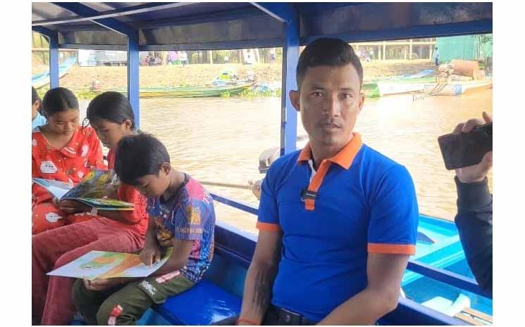 Le bibliothèque flottante de Prek Toal