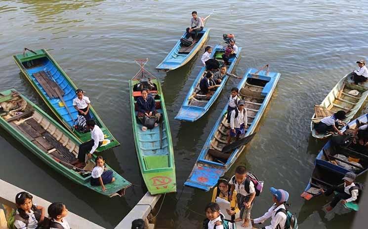 Le bibliothèque flottante de Prek Toal