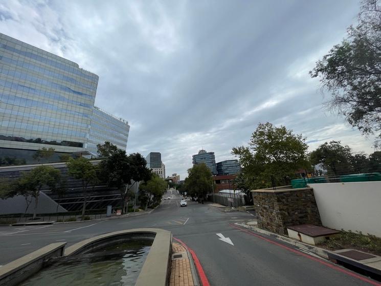 Le ciel plombé à Johannesburg