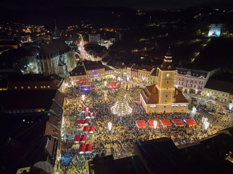 Le marché de Noël de Brasov Roumanie