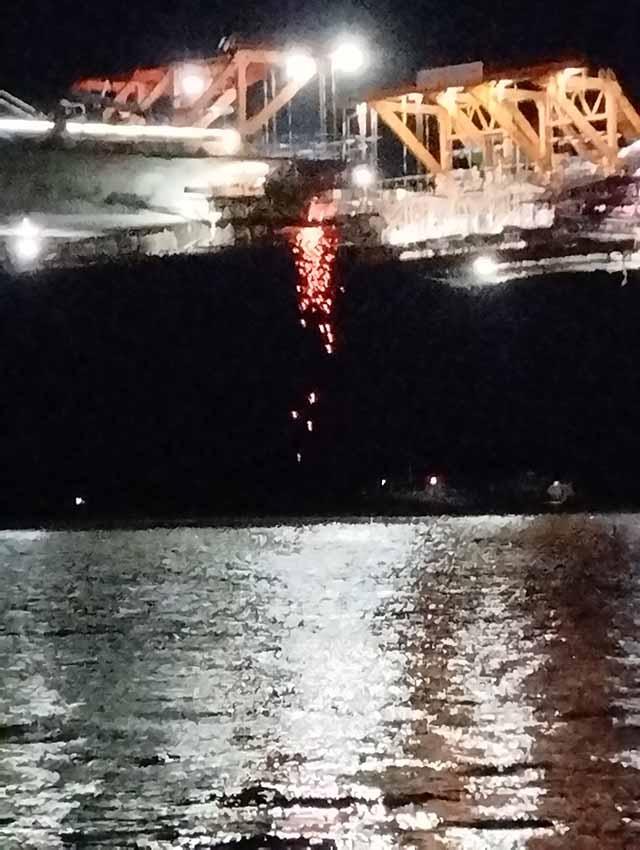 Le pont reliant Koh Pich à Koh Norea