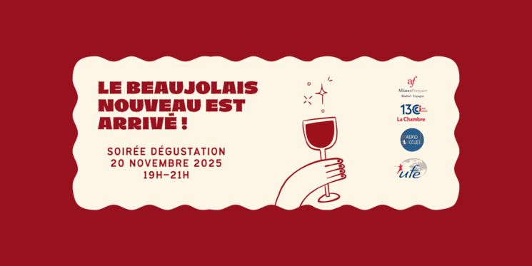 affiche du beaujolais à madrid