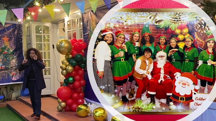 Leila Bello très active pour la réussite du spectacle de Noel en décembre 2022 "l'un de mes meilleurs souvenirs"