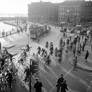 Slussen en 1949 (Photo Lennart Af Petersens)