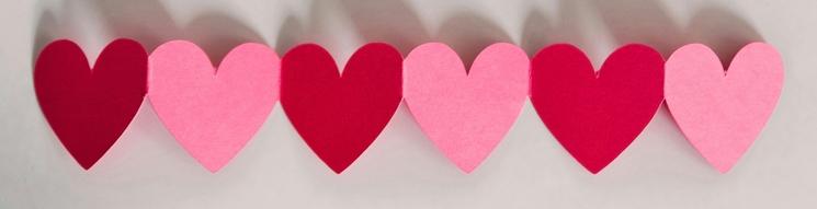 Ligne de coeur de la Saint Valentin