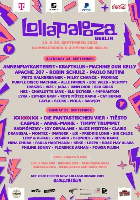 Festival Line Up Lollapalooza