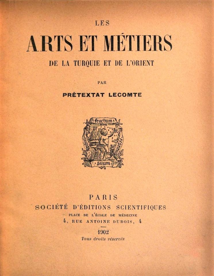 Livre de Prétextat Lecomte