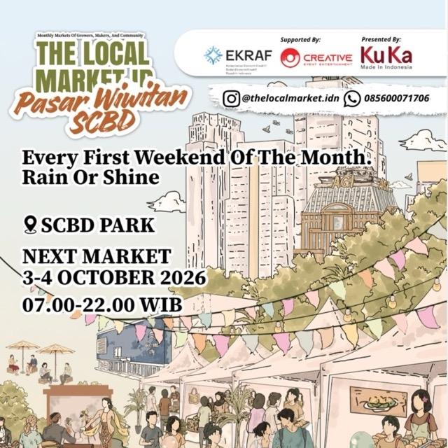Affiche Local Market SCBD octobre 2026