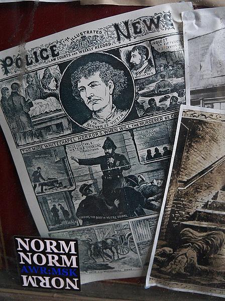 Une couverture de l'Illustrated Police News de l'époque.