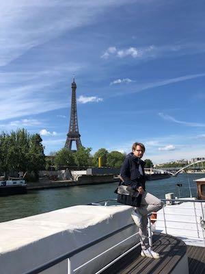 Lorant Deutsch sur la Seine