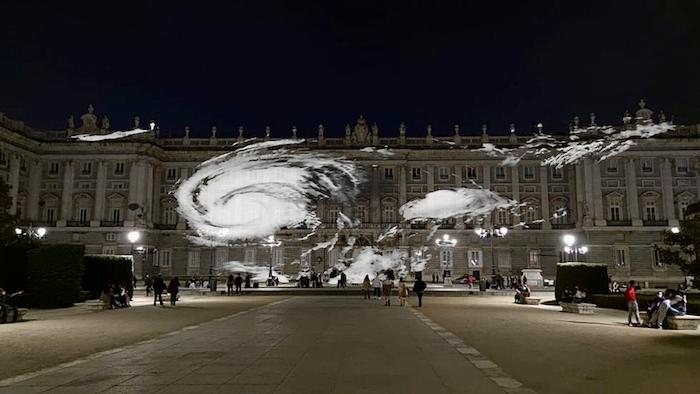 LuzMadrid, ouragan au Palais Royal