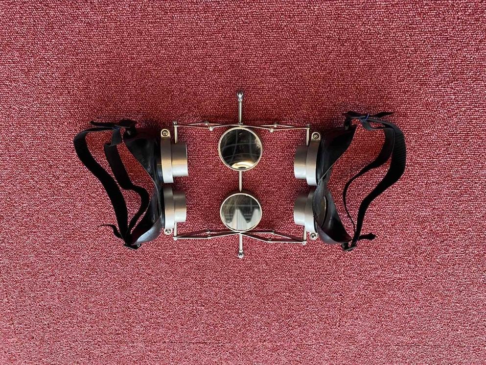 Des lunettes avec plusieurs miroirs