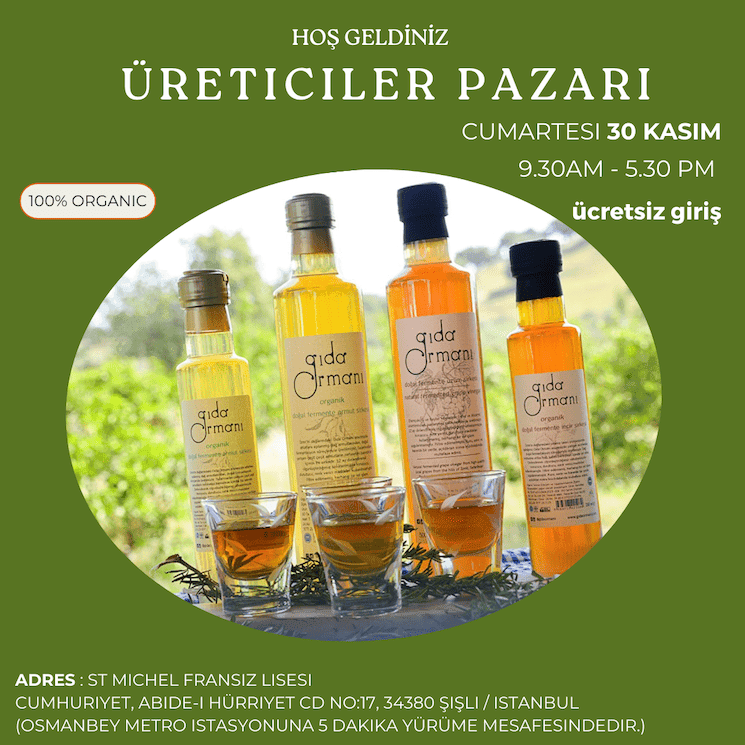 Marché producteurs Istanbul 2024