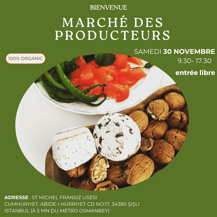 Marché producteurs Istanbul 2024