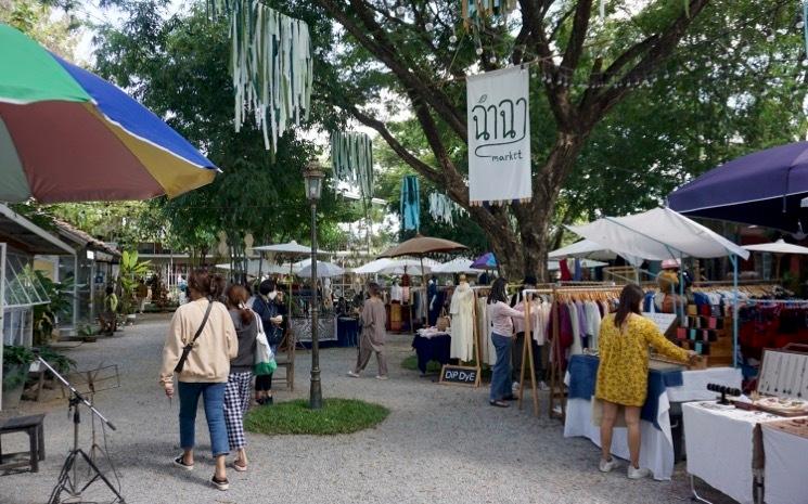Marche d'artisanat ChamCha a Chiang Mai