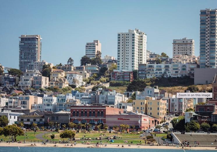 Vue de Marina District à San Francisco
