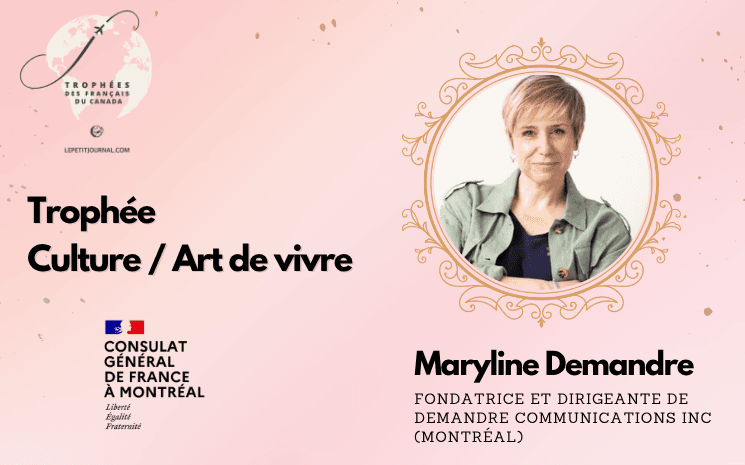 Maryline Demandre, Fondatrice et dirigeante de Demandre Communications Inc (Montréal)